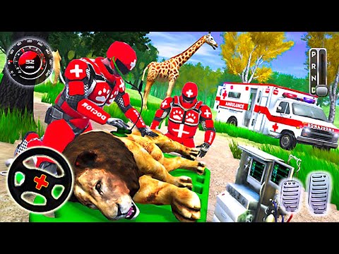 Real 3D Robot Doctor Game - Animal Rescue Ambulance Driver Android Gameplay