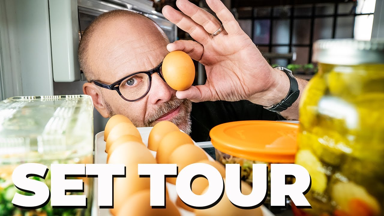SET TOUR 🎥 Behind-the-Scenes w/ Alton Brown | Good Eats: The Return with Alton Brown | Food Network