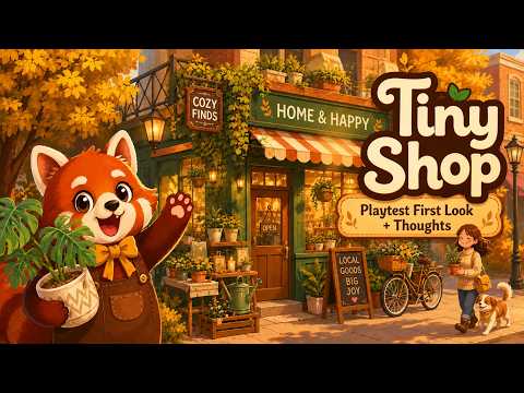 Tiny Shop: make it cozy Playtest First Look (Gameplay & Thoughts)