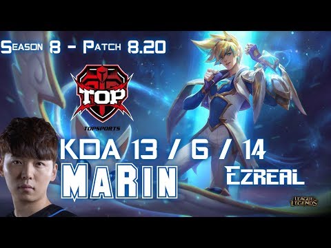 TOP MaRin EZREAL vs JHIN ADC - Patch 8.20 KR Ranked