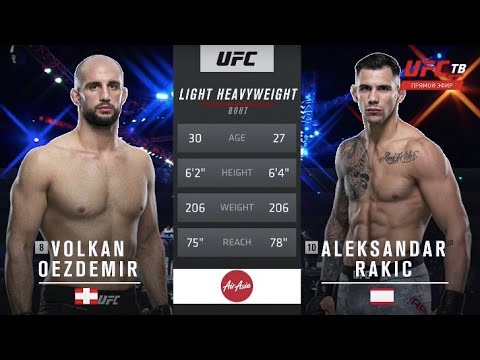 UFN165 Oezdemir VS Rakic