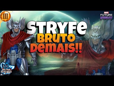 STRYFE T3 COM O NOVO TRAJE NOS CHEFES E DORMAMMU - MARVEL FUTURE FIGHT