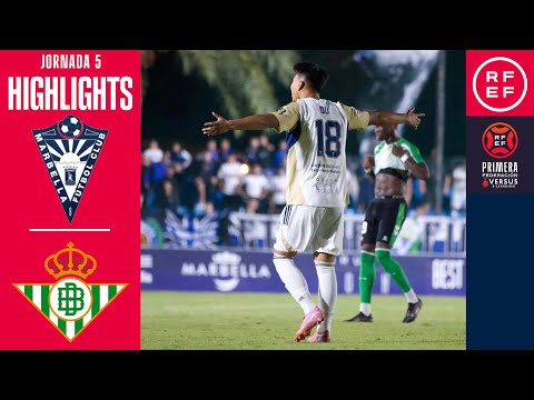 Resumen #PrimeraFederación | Marbella FC 1-1 Real Betis Deportivo | Jornada 5 | Temp. 25/26