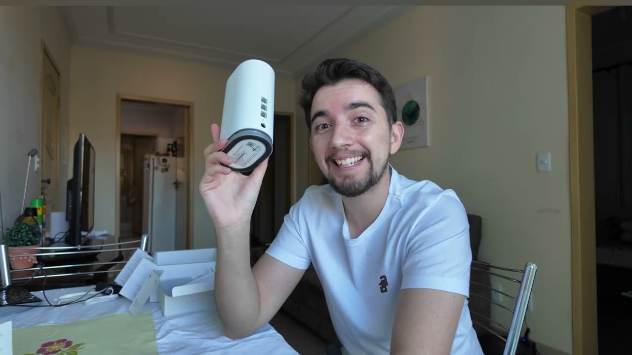 Miniatura da avaliação em vídeo de Roteador WiFi 6 Mesh 3+ AX3000 Huawei Branco