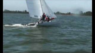 preview picture of video 'Hurricane 5.9 Swords Sailing Club Training Weekend with Neil Connelly'