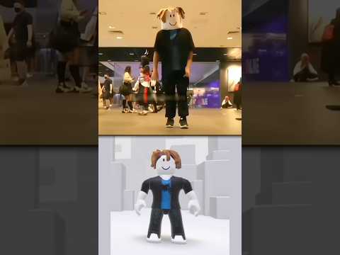 Roblox bacon vs Real life bacon🤯 #bacon #roblox #dance