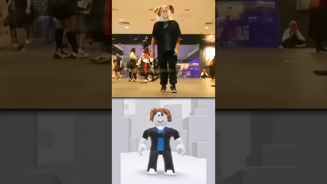 Roblox bacon vs Real life bacon🤯 #bacon #roblox #dance