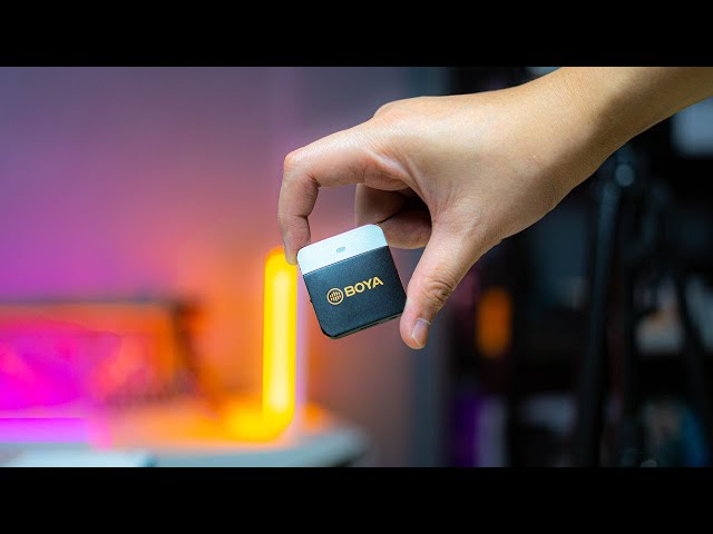 ميكروفون لاسلكي احترافي للأيفون BOYA BY-M1V Lavali...