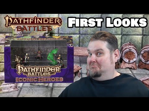 Pathfinder Battles Miniatures First Look --- Iconic Heroes Boxed set --- Set VII