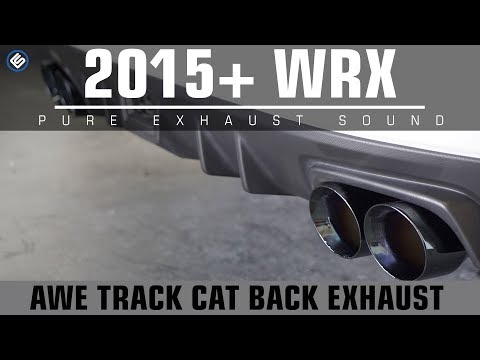 AWE Catback Exhaust Track Edition - 2015+ WRX