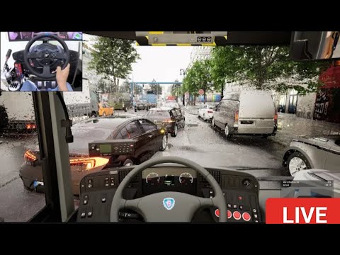 Insane 5 Trailer Road Train For UmbrellaCorporation - Euro Truck Simulator 2 -Logitech G29 Setup