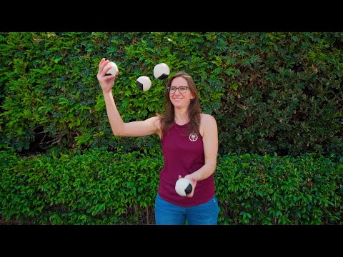 trying a 4 BALL FACTORY juggling trick