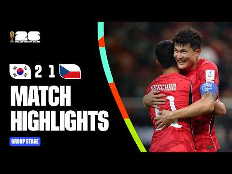 South Korea 2-1 Czech Republic