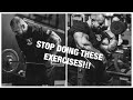 THE MOST CATABOLIC EXERCISES TO AVOID IN BODYBUILDING