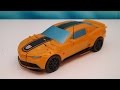 TRANSFORMERS 4 BUMBLEBEE MEGA ONE STEP CHANGERS VIDEO TOY REVIEW
