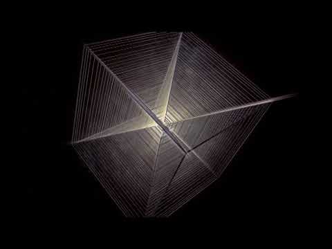 Cube 2 Hypercube tesseract scene