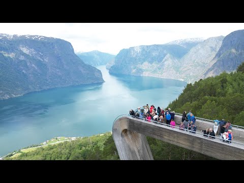 Norwegen - 8. Tag: von Flåm über Stegastein nach Kaupanger