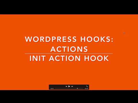 WordPress Hooks Actions init hook Part 6 Example