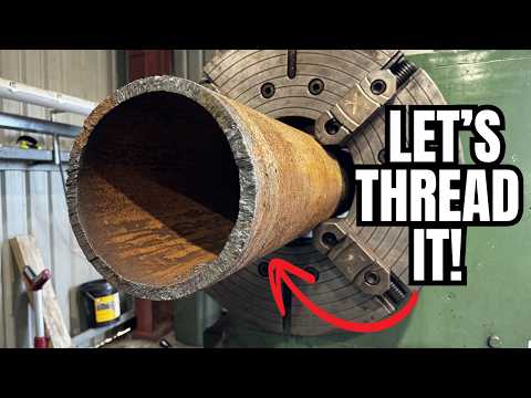 How We Thread 30ft Drill Rods (Wild Megabore Setup!)