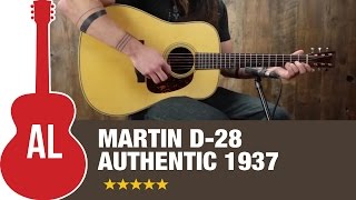 Video thumbnail for Martin D-28 Authentic 1937 Review by Acoustic Letter