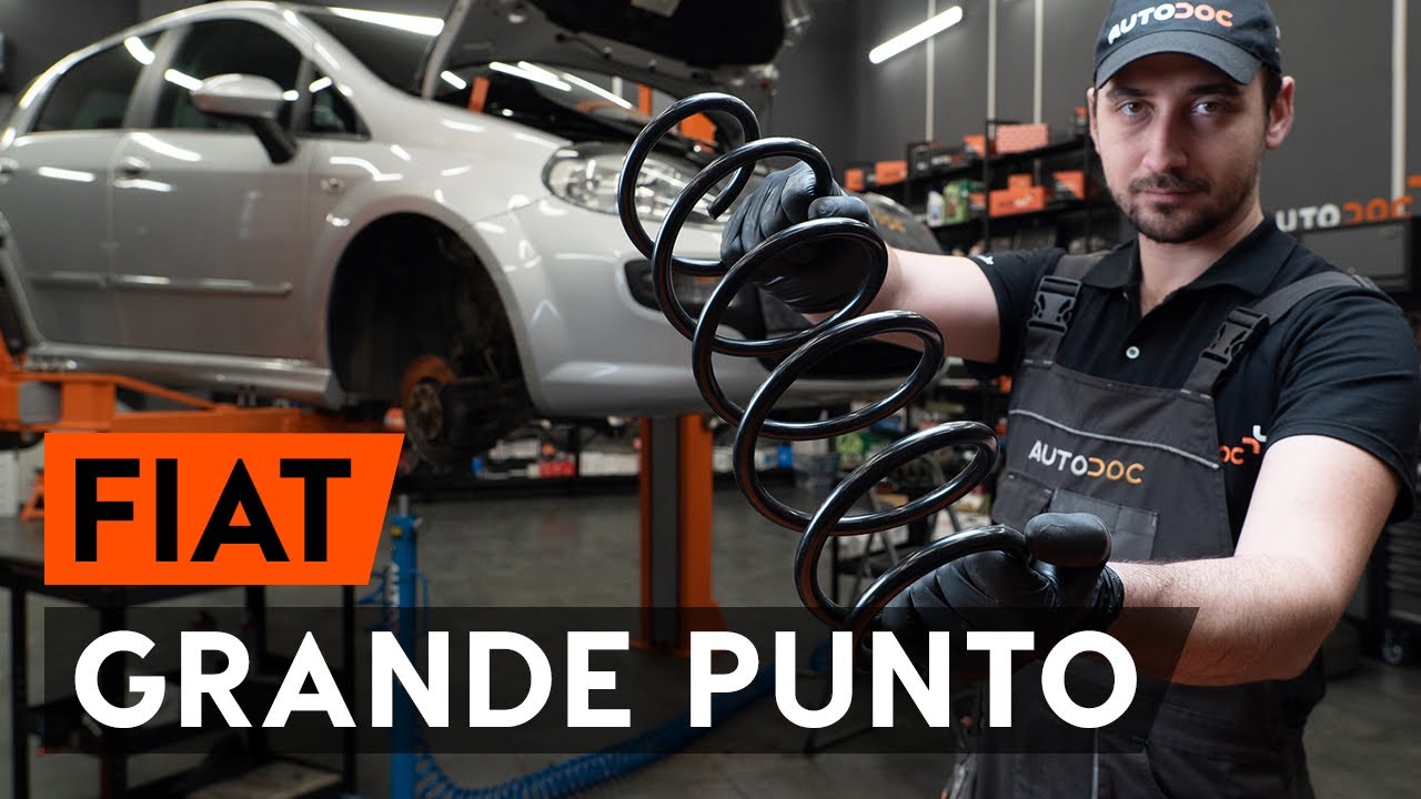 Comment changer : ressort de suspension avant sur Fiat Punto 199 - Guide de remplacement
