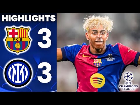 Barcelona vs Inter Milan (3-3) | All Goals & Highlights | UEFA Champions League