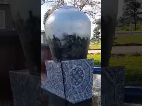 Tradiciones Argentinas Escultura Mate pava y torta asada(Gato Colorado )