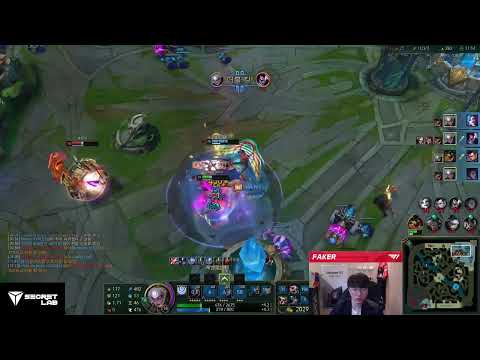 Faker calmly saving the game on Diana