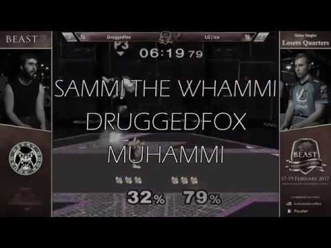 Druggedfox in 2017 (Sammi the Whammi) - SSBM Montage
