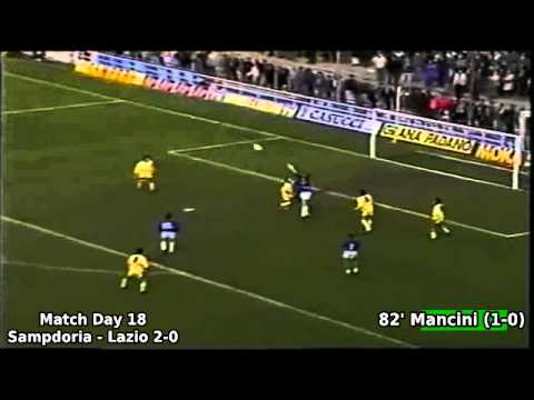 Serie A 1989-1990, day 18: Sampdoria - Lazio 2-0 (...