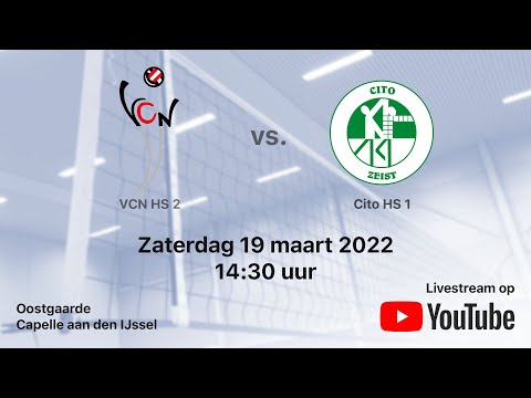 VCN HS 2 vs . Cito HS 1, Volleybal Heren Tweede Divisie