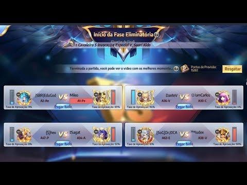 🔴 QUARTAS DE FINAIS JAMIEL DANTV VS IAMCARLOS + LUDEX VS DR.JOCA -  Saint Seiya : Awakening