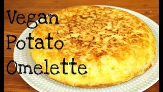 Vegan potato omelette