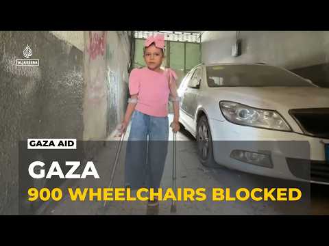 Gaza amputees: Israel blocking entry of 900 wheelchairs