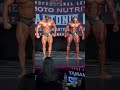 Big Bodybuilding Competition On Stage Flexing