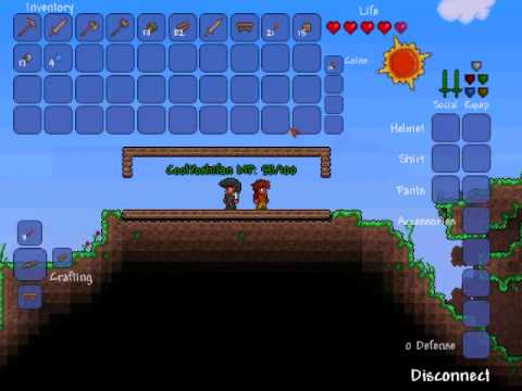 Azentiger and CoolYoshifan replay Terraria Part 1 Better start