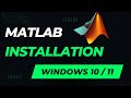 How to Download and Install Matlab on Windows Step by Step easy tutorial for Beginners MATLAB 2023