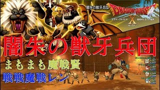 【DQX】闇朱の獣牙兵団　まもまも魔戦賢戦戦魔戦レン　賢視点【防衛軍】
