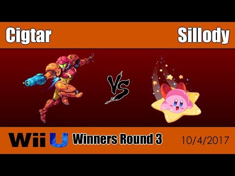 VT 10/4 Cigtar (Samus) vs Sillody (Kirby) Winners Round 3