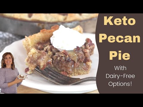 Keto Pecan Pie Recipe With A Soft & Gooey Caramel...