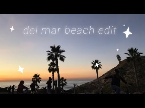 del mar beach edit