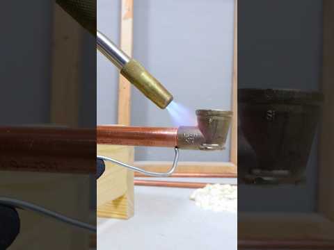 Copper Pipe Soldering Tips - #shorts #homerepairtutor