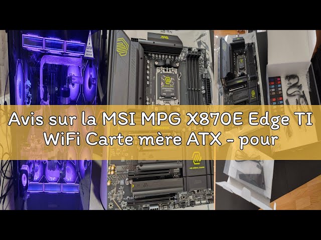 Vídeo relacionado con MSI MPG X870E Carbon WiFi Placa Base, ATX - Soporta procesadores AMD Ryzen 9000/8000 / 7000, AM5-110A SPS VRM, DDR5 Memory Boost 8400+MT/s (OC), PCIe 5.0 x16 & 4.0 x16, M.2 Gen5, Wi-Fi 7, 5G LAN