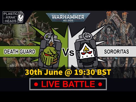 Adepta Sororitas vs Death Guard (Battle Report)