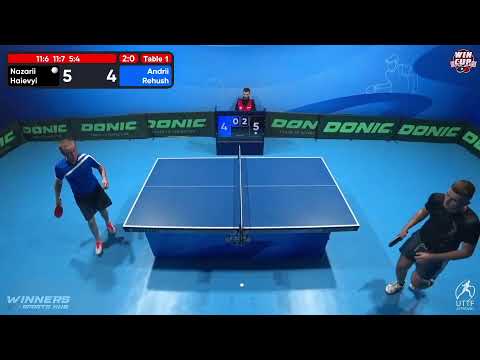 23:00 Nazarii Haievyi 3-0 Andrii Rehush West 5 WIN CUP 12.10.2022 | TABLE TENNIS WINCUP
