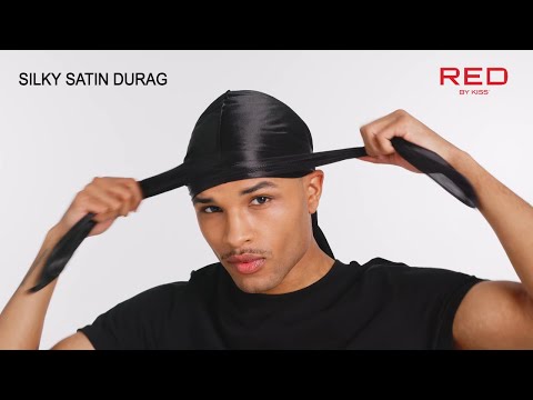 How to Tie a Durag | Level Up Your Style with Red by Kiss Durag Collection! #durag #tutorial