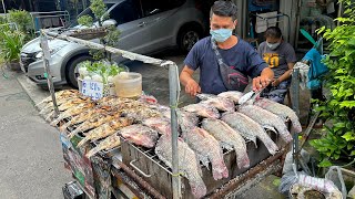 Sold Out Fast! 20 Years of Grilling Fish Next to his House - Thai Street Food