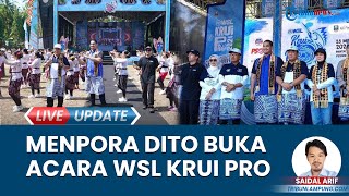 Menpora Dito Ariotedjo Buka Lomba Selancar Internasional di Pantai Tanjung Setia Pesbar Lampung