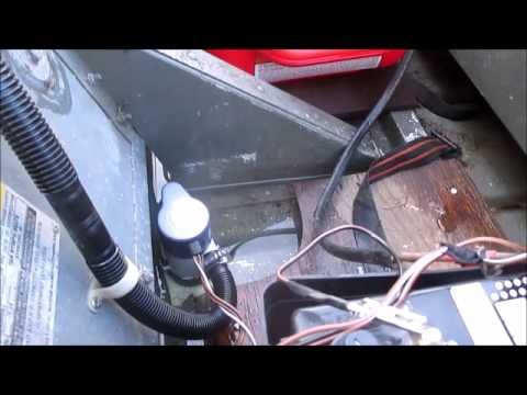Gorilla gluing a bilge pump and toggle switch
