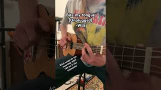 bite my tongue by Wilt ukulele 🎶💭#Wilt #ukulelecover #acousticcover #ukulele #musicshorts #shorts